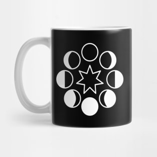 Moon Cycle - White Mug